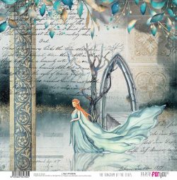 PFY-4578 - PAPEL SCRAP THE KINGDOM OF THE ELVES - pack 12 ud.