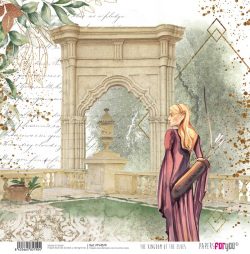 PFY-4579 - PAPEL SCRAP THE KINGDOM OF THE ELVES - pack 12 ud.