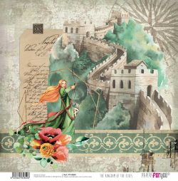 PFY-4584 - PAPEL SCRAP THE KINGDOM OF THE ELVES - pack 12 ud.