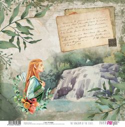 PFY-4588 - PAPEL SCRAP THE KINGDOM OF THE ELVES - pack 12 ud.