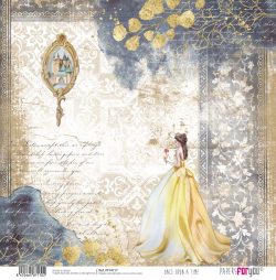 PFY-4717 - PAPEL SCRAP ONCE UPON A TIME - pack 12 ud.