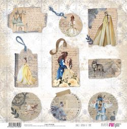 PFY-4728 - PAPEL SCRAP ONCE UPON A TIME - pack 12 ud.