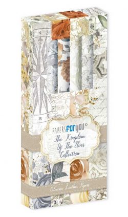 PFY-4735 - KIT LEATHER PAPER- THE KINGDOM OF THE ELVES 4 pzs - pack 4 ud.