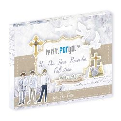 PFY-10134 - DIE CUTS UN DIA PARA RECORDAR NIÑOS 300gr - pack 5 ud.