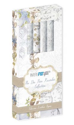 PFY-10136 - KIT LEATHER PAPER 4 pzs UN DÍA PARA RECORDAR NIÑOS - pack 4 ud.