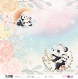 PFY-10205 - Papel Scrap doble cara 180gr 12"x12" (Total Cuteness) - pack 12 ud.