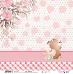 PFY-10206 - Papel Scrap doble cara 180gr 12"x12" (Total Cuteness) - pack 12 ud.