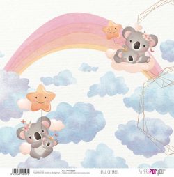 PFY-10207 - Papel Scrap doble cara 180gr 12"x12" (Total Cuteness) - pack 12 ud.