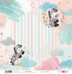 PFY-10208 - Papel Scrap doble cara 180gr 12"x12" (Total Cuteness) - pack 12 ud.