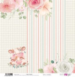 PFY-10211 - Papel Scrap doble cara 180gr 12"x12" (Total Cuteness) - pack 12 ud.