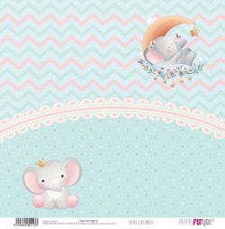 PFY-10213 - Papel Scrap doble cara 180gr 12"x12" (Total Cuteness) - pack 12 ud.
