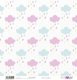 PFY-10232 - Papel Scrap Vellum 160gr (Total Cuteness) - pack 12 ud.
