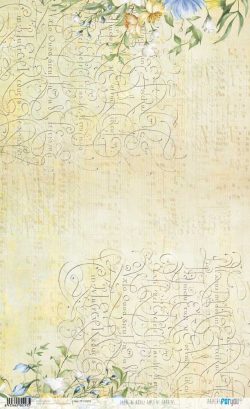 PFY-10293 - Papel Arroz 54x33cm  25-30 gr (Ancient Gardens) - pack 6 ud.