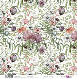 PFY-10323 - Papel Scrap Tela 125gr 12"x12"(Ancient Gardens) - pack 12 ud.