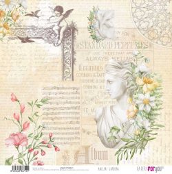 PFY-4671 - Papel Scrap doble cara 180gr 12"x12" (Ancient Gardens) - pack 12 ud.