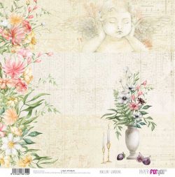 PFY-4672 - Papel Scrap doble cara 180gr 12"x12" (Ancient Gardens) - pack 12 ud.