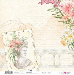 PFY-4676 - Papel Scrap doble cara 180gr 12"x12" (Ancient Gardens) - pack 12 ud.