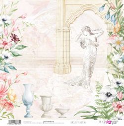 PFY-4678 - Papel Scrap doble cara 180gr 12"x12" (Ancient Gardens) - pack 12 ud.