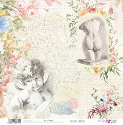 PFY-4679 - Papel Scrap doble cara 180gr 12"x12" (Ancient Gardens) - pack 12 ud.