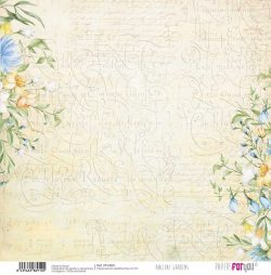 PFY-4691 - Papel Scrap Tela 125gr 12"x12"(Ancient Gardens) - pack 12 ud.