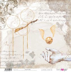 PFY-10471 - Papel Scrap doble cara 180gr 12"x12" (Wizarding Adventure) - pack 12 ud.