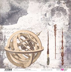 PFY-10472 - Papel Scrap doble cara 180gr 12"x12" (Wizarding Adventure) - pack 12 ud.