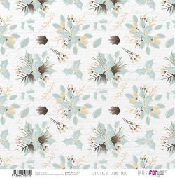 PFY-10771 - Papel Scrap Tela 125gr 12"x12" (Christmas In Gnome Forest)- pack 12 ud.