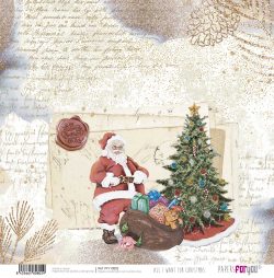 PFY-10802 - Papel Scrap doble cara 180gr 12"x12" (All I Want For Christmas)- pack 12 ud.