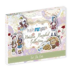 PFY-10816 - Die Cuts 18 pzs 300gr. (Nuestra Navidad)- pack 5 ud.