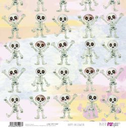 PFY-11007 - Papel Scrap Vellum 160gr (Happy Halloween)- pack 12 ud