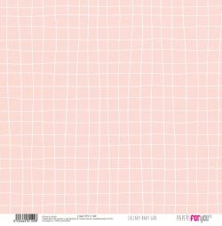 PFY-11109 - Papel Scrap Tela 125gr 12"x12" (Lullaby Baby Girl) - pack 12 ud.