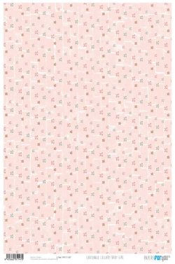 PFY-11147 - Papel Cartonaje 32x48,3cm 120gr (Lullaby Baby Girl) - pack 12 ud.