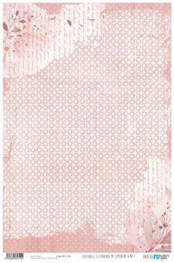 PFY-11714 - Papel Cartonaje 32x48,3cm 120gr (Celebrando Mi Comunión Niña I) - pack 12 ud.