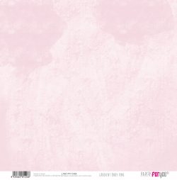 PFY-11426 - Papel Scrap doble cara 180gr 12"x12" (Gradient Baby Pink)- pack 12 ud.