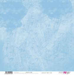 PFY-11435 - Papel Scrap doble cara 180gr 12"x12" (Gradient Baby Blue)- pack 12 ud.