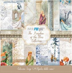 PFY-11265 - Colección 24 Papeles Scrap doble cara 180gr 8''x8'' (The Kingdom of the Elves) - pack 3 ud.