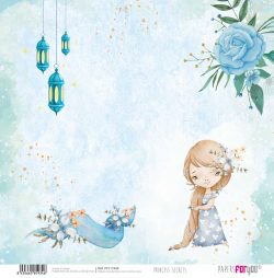 PFY-11934 - Papel Scrap doble cara 180gr 12"x12" (Princess Secrets)- pack 12 ud.