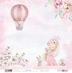 PFY-11941 - Papel Scrap doble cara 180gr 12"x12" (Princess Secrets)- pack 12 ud.