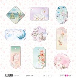 PFY-11944 - Papel Scrap doble cara 180gr 12"x12" (Princess Secrets)- pack 12 ud.