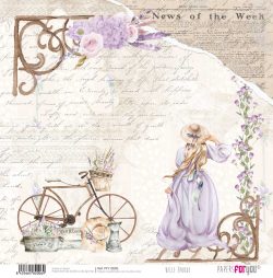 PFY-12006 - Papel Scrap doble cara 180gr 12"x12" (Belle Époque)- pack 12 ud.