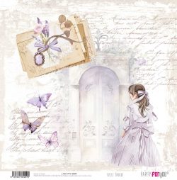 PFY-12009 - Papel Scrap doble cara 180gr 12"x12" (Belle Époque)- pack 12 ud.