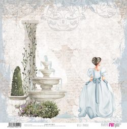 PFY-12011 - Papel Scrap doble cara 180gr 12"x12" (Belle Époque)- pack 12 ud.