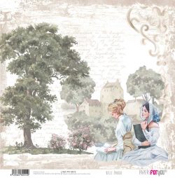 PFY-12012 - Papel Scrap doble cara 180gr 12"x12" (Belle Époque)- pack 12 ud.