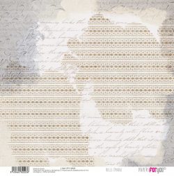 PFY-12023 - Papel Scrap Tela 125gr 12"x12" (Belle Époque)- pack 12 ud.