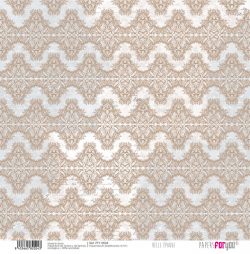 PFY-12024 - Papel Scrap Tela 125gr 12"x12" (Belle Époque)- pack 12 ud.