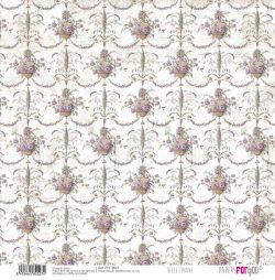 PFY-12027 - Papel Scrap Tela 125gr 12"x12" (Belle Époque)- pack 12 ud.