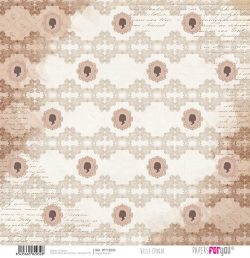 PFY-12032 - Papel Scrap Vellum 160gr (Belle Époque)- pack 12 ud.