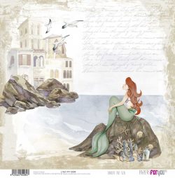 PFY-12084 - Papel Scrap doble cara 180gr 12"x12" (Under The Sea)- pack 12 ud.