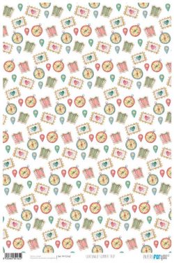 PFY-12162 - Papel Cartonaje 32x48,3cm 120gr (Summer trip)- pack 12 ud.