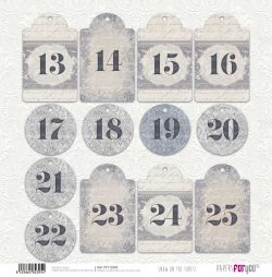 PFY-12395 - Papel Scrap doble cara 180gr 12"x12" (Snow On The Forest)- pack 12 ud.